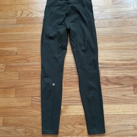 Lululemon Speed Up Tight *Full-On Luxtreme 28" Inseam Dark Olive Size 6 A5 - Picture 6 of 11